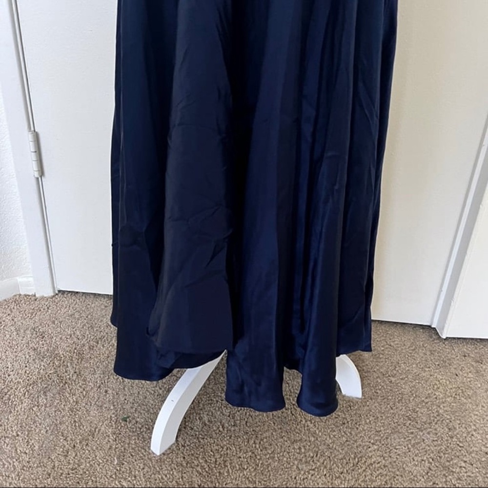 Ralph Lauren Navy Midi Dress - Picture 3 of 8